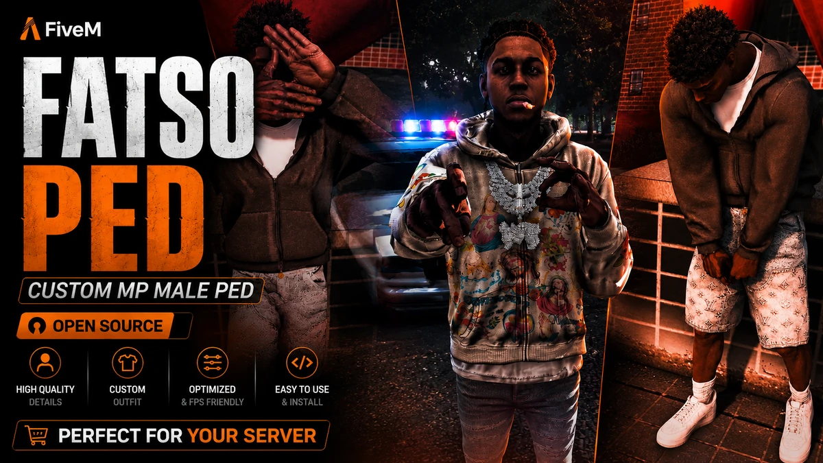 Fatso Ped FiveM | Custom MP Male Ped | Open Source